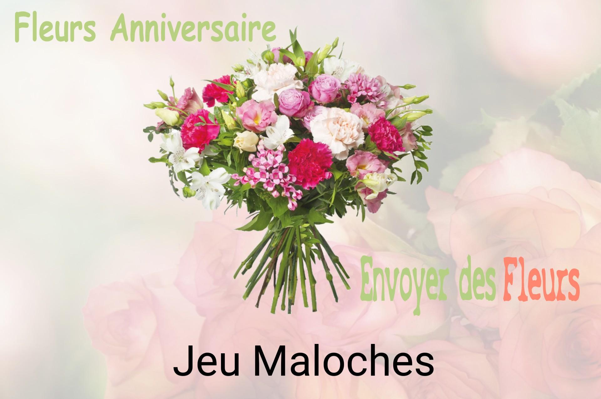 Bouquet de fleurs d’anniversaire livré à Jeu-Maloches